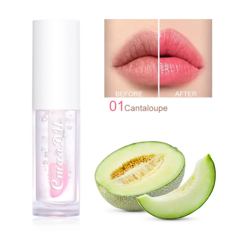 

Fruit Moisturizing Lip Balm Clear Light Color Lipstick Hydrating Long Lasting Natural Lipgloss Women Sexy Plump Lip Primer