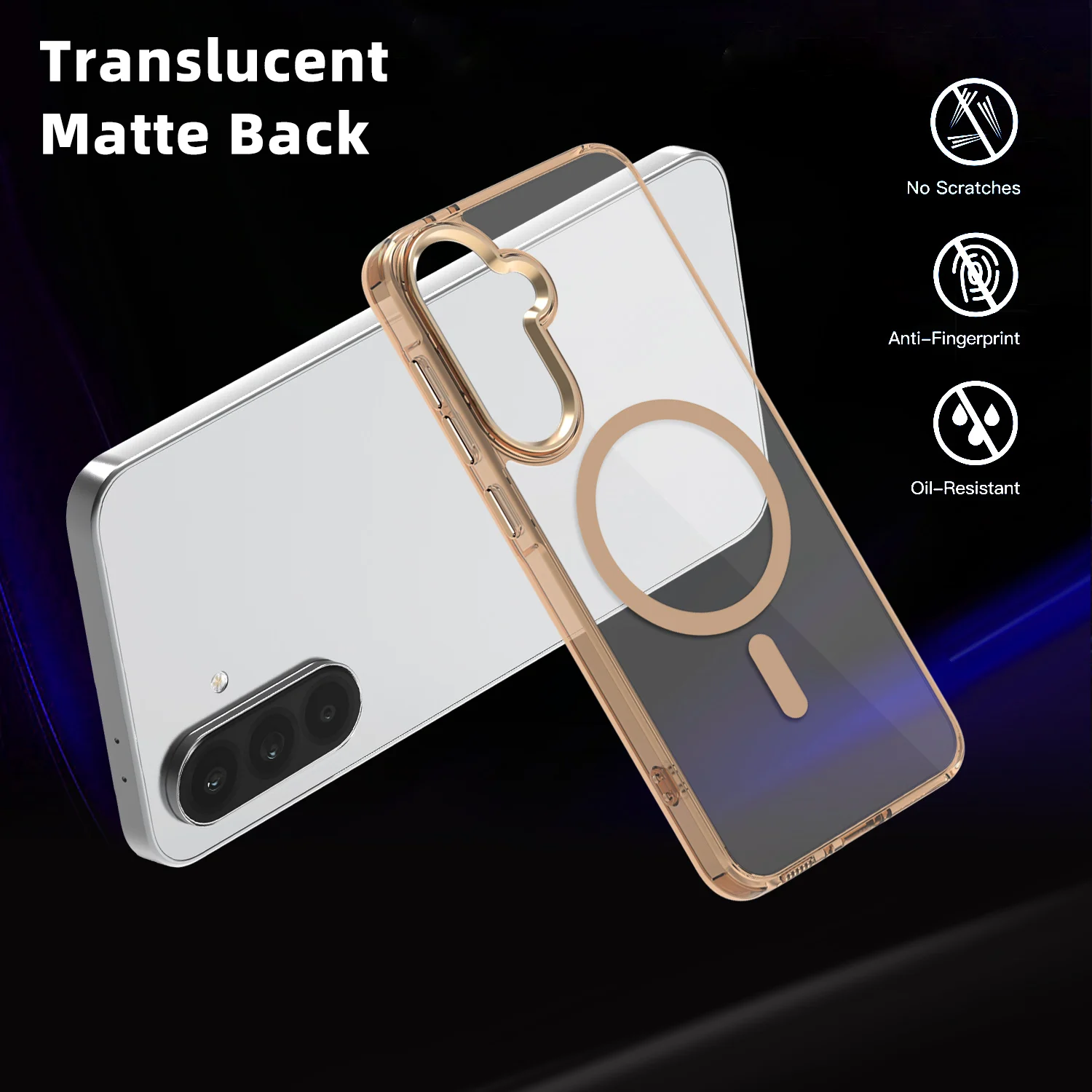 Luxury High-Transparency Magnetic Phone Case Cover