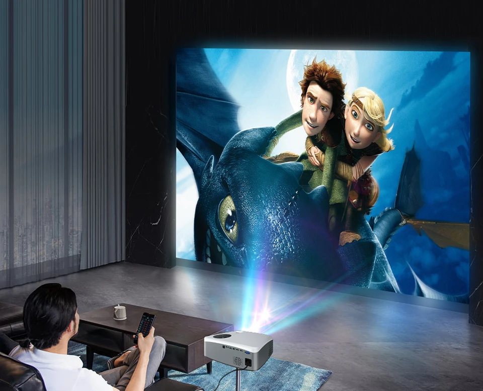 Portable Projector 300inch WIFI Smart 5G Full HD 1920*1080P LED