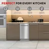 Honeywell 18 Inch Dishwasher with 8 Place settings, 6 Washing Programs, Stainless Steel Tub, UL/Energy Star- Stainless Steel 2