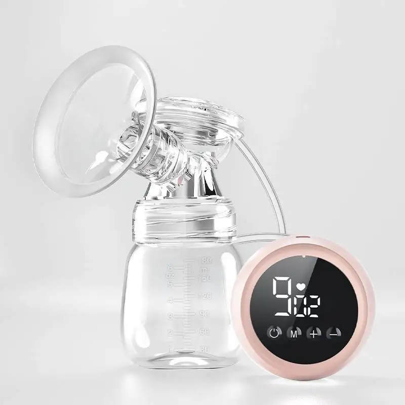 Electric Breast Pump Portable Rechargeable Big LED Screen Display BPAFree Breastfeeding Suction Electric BreastMilk Pump