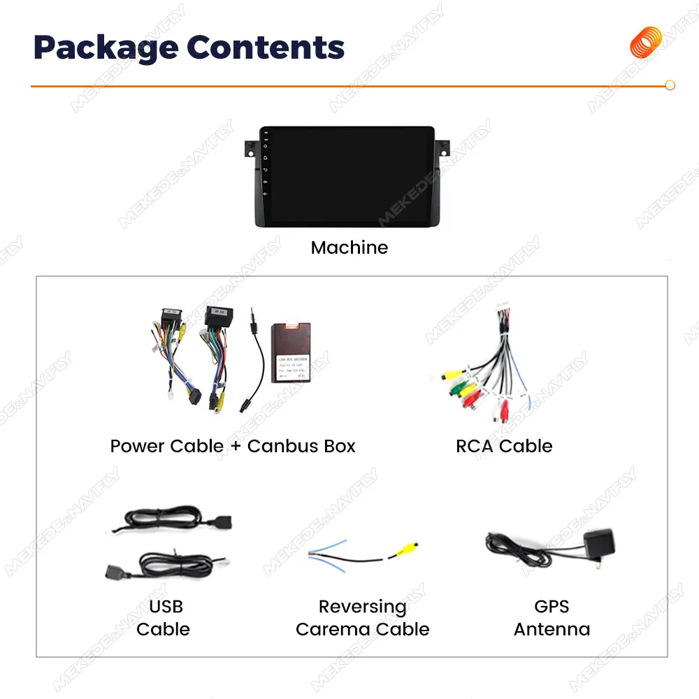 Wireless Carplay+Auto Autoradio For bmw E46 Rover 75 Coupe 318/320/325/330/335 Android 14 Multimedia Player intelligent system