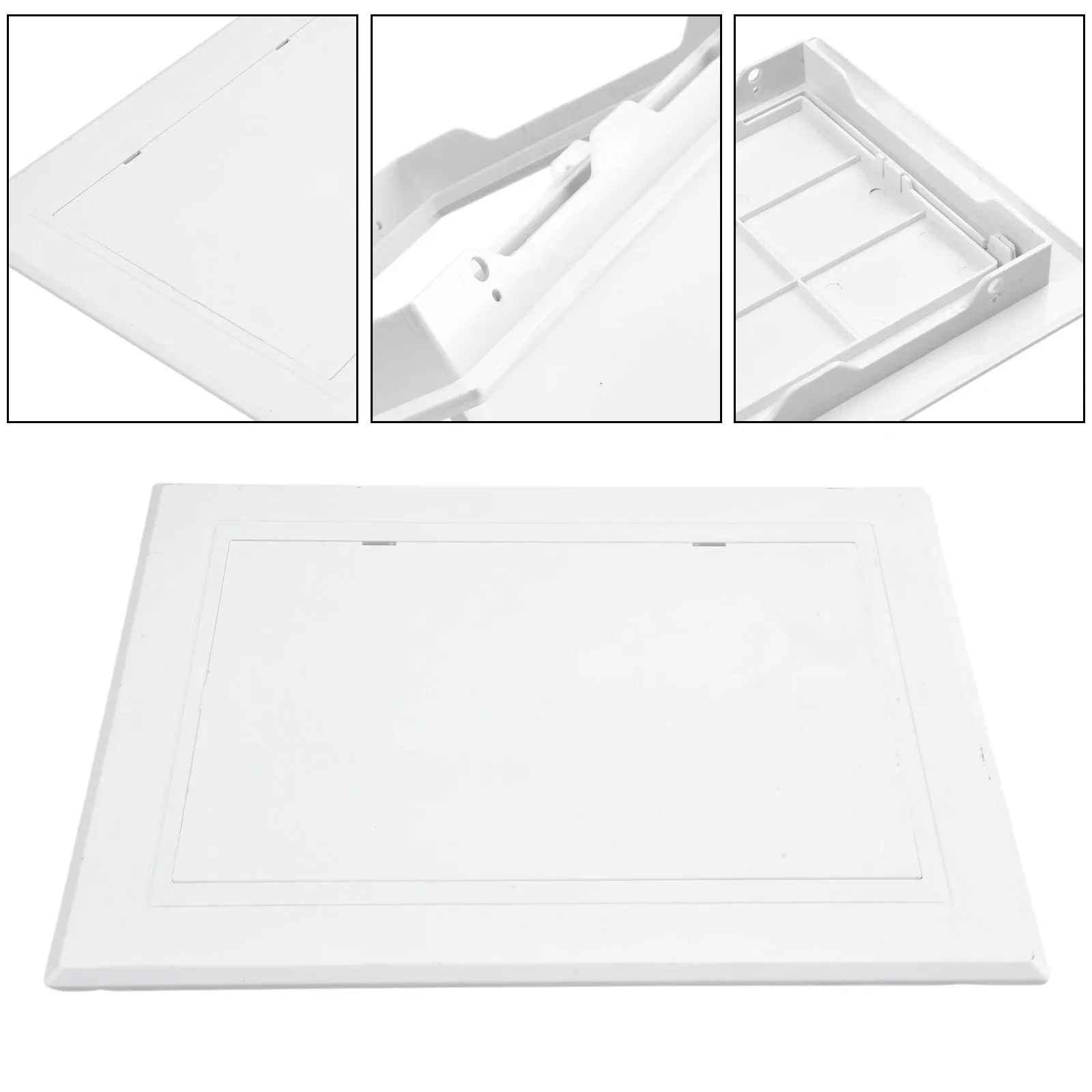White Access Panel Inspection Hatch Plastic Revision Door Push-Type Inspection Port Home Hardware Replacement Accessories