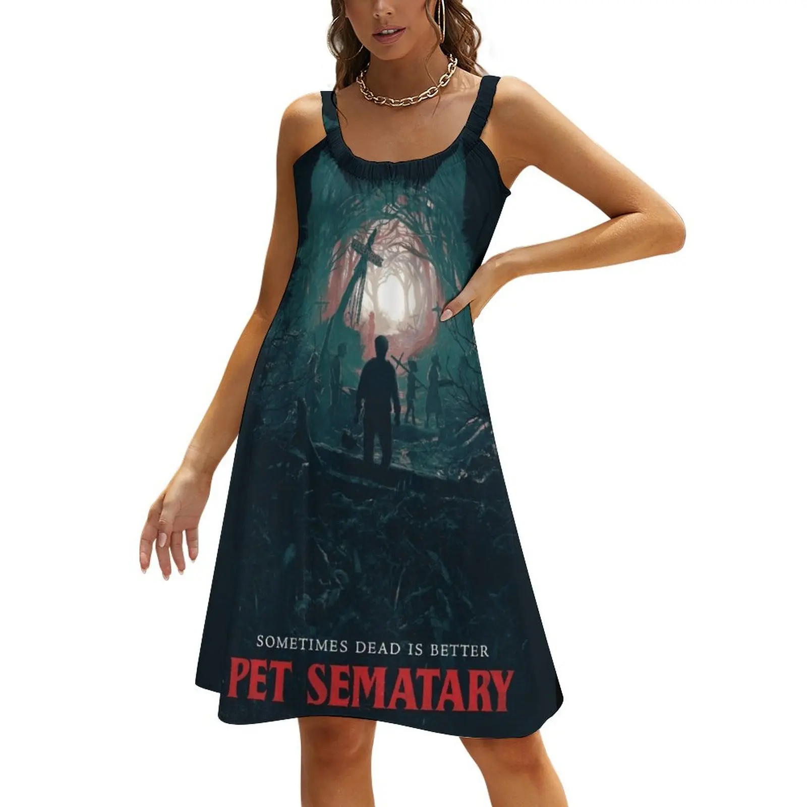 

Pet Sematary Beach Sling Skirt clothes for women womens clothing