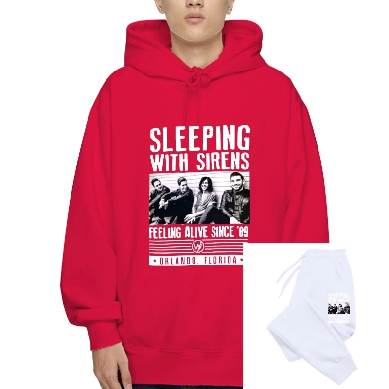 

Sleeping with Sirens t-Sweatshirt Hoodies men gift printed casual Warm t-Sweatshirt Hoodies US plus Fleece S-3XL