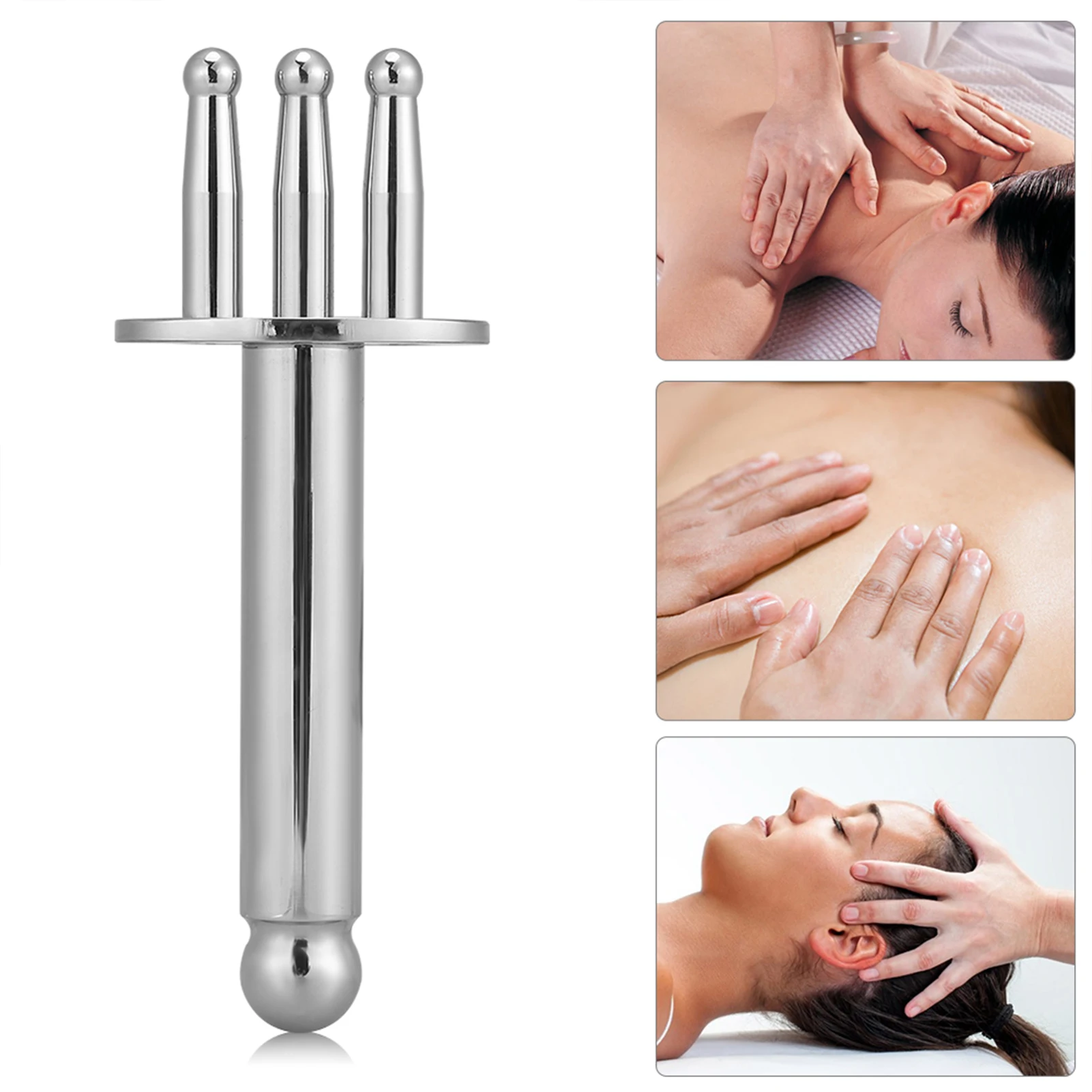 3 Forks Magnetotherapy Acid Discharge Pen Magnetic Stick Meridian Point Magnetic Massage