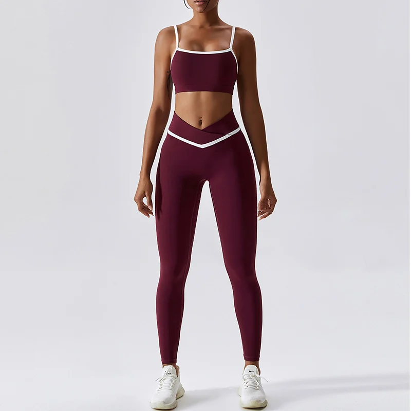 Women Fitness Suit For Sports Sets Seamless Yoga Set Sweat Suit