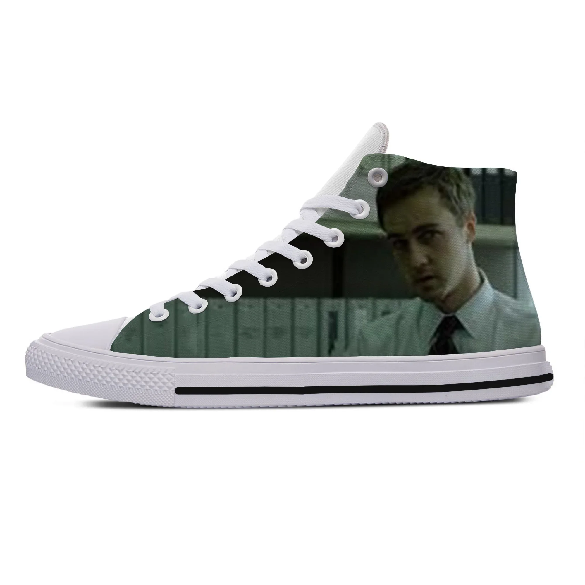 Hot Cool Fashion Pop Funny High Quality Sneakers Casual Shoes Men Women Edward Harrison Norton Classic High Top Board Shoes