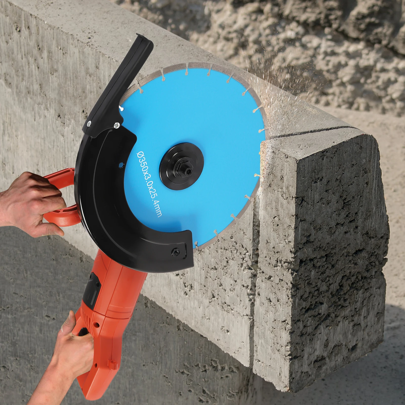 Electric Concrete Dry-wet slotting Machine For Cutting Brick Granite Marble Concrete With Saw Blade
