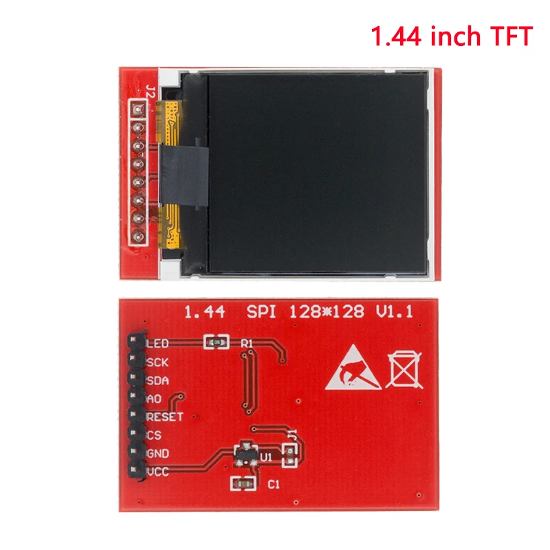 TFT Display 0.96/1.3/1.44/1.8/2.4/2.8 Inch IPS 7P SPI HD 65K TFT Full Color LCD Module ST7735 Drive IC 80*160 For Arduino LCD Display Module