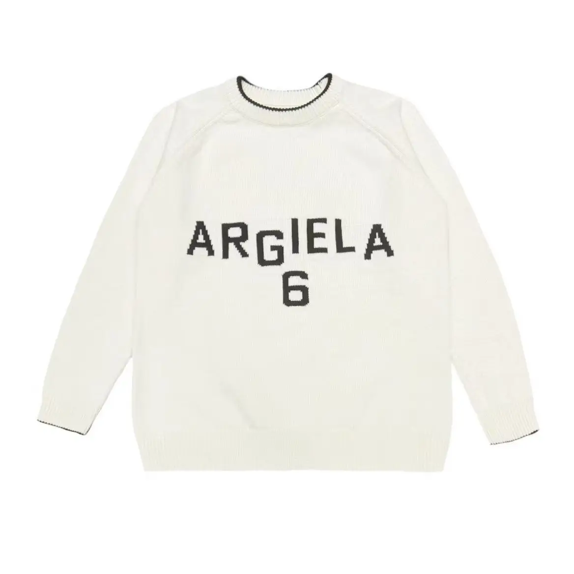 

Brand Studio Patchwork Retro Fashion Casual Crew O-neck Sweater High Quality Men Women Knit Pullovers Women Sweater