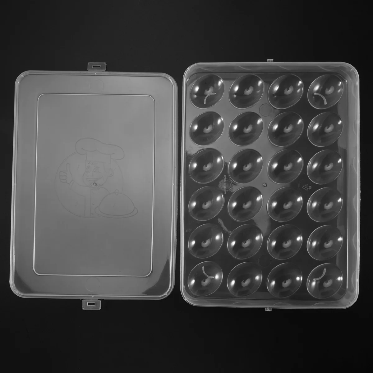 

Egg Holder for Refrigerator, Deviled Egg Tray Carrier with Lid Fridge Egg Storage Stackable Plastic Egg Containers, 24 Egg Tray