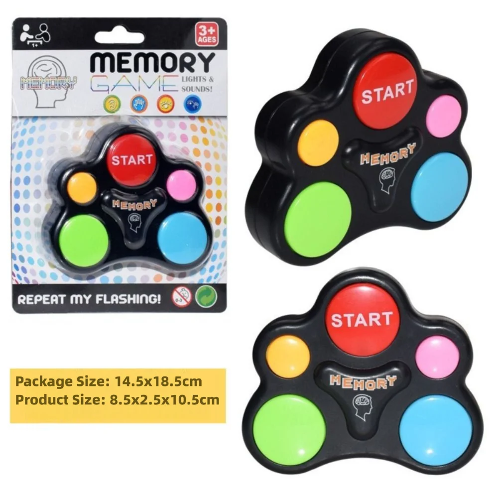Led-Licht Simon-Spiel Mit Soundeffekten Interaktives Mehrspieler-Spielzeug Wettbewerbsfähiges Hand-Augen-Koordinationsspiel Pädagogisches Spiel S32F80B40145E438782B93Cb51E55B474H