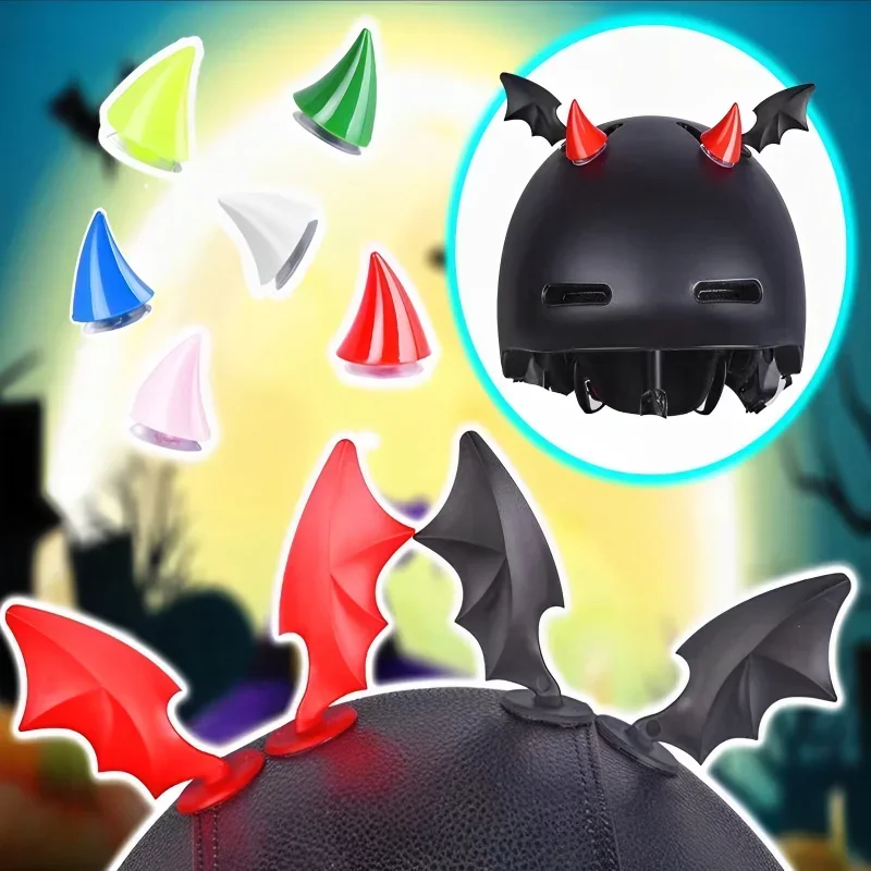 Cute Cat Ears Helmet Decoration Stickers for Moto Electric Car