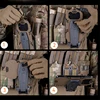 MOLLE folding navigation board, 90° rotating navigation adapter, hunting map package management panel. mobile phone holder 3