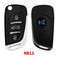 5ชิ้นคีย์ดีไอวาย NB11 B11รีโมตอเนกประสงค์2ปุ่มสำหรับ KD900/KD-X2 /kd กุญแจมินิโปรแกรมเมอร์ NB11-2 kunci REMOTE mobil สไตล์ ds 3