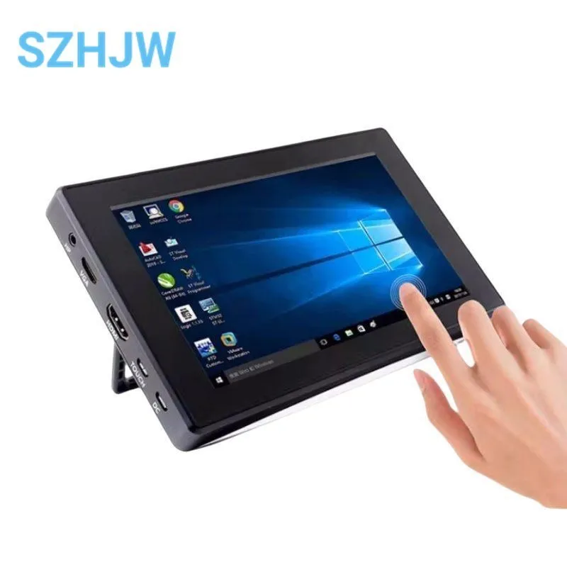 Raspberry Pi Touch Screen Da 7 Pollici Ips 1024X600 Lcd Display Compatibile Hdmi + Shell Per Raspberry Pi 4 Modello 3 B + Plus/ 3B