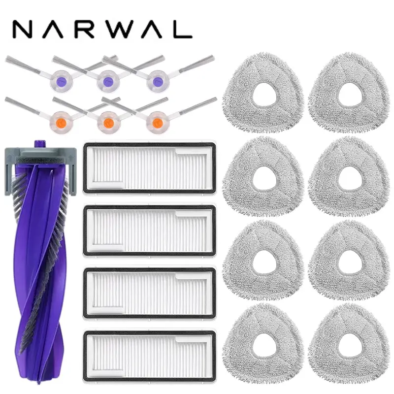 Narwal Freo X Ultra / J4 / J4 Lite Robot Vacuum Spare Parts Main Side Brushes Mop Cloths HEPA Filters Accessories - Image 26
