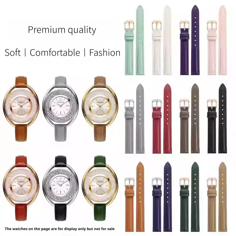 Elegant Smooth Cowhide Leather Watch Strap – Universal Design