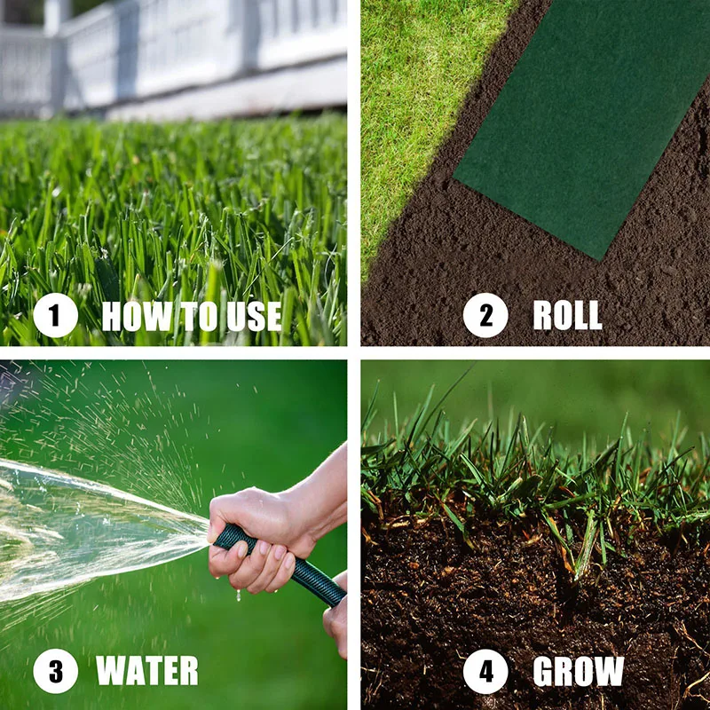 Eco Blanket Non Woven Grass Blanket Biodegradable Seed Mat Gardening Eco Grass Seed Carpet windproof soil Moisturizing