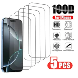 Premium Tempered Glass Screen Protector Set - 3PCS Tempered Glass (For iPhone 15)