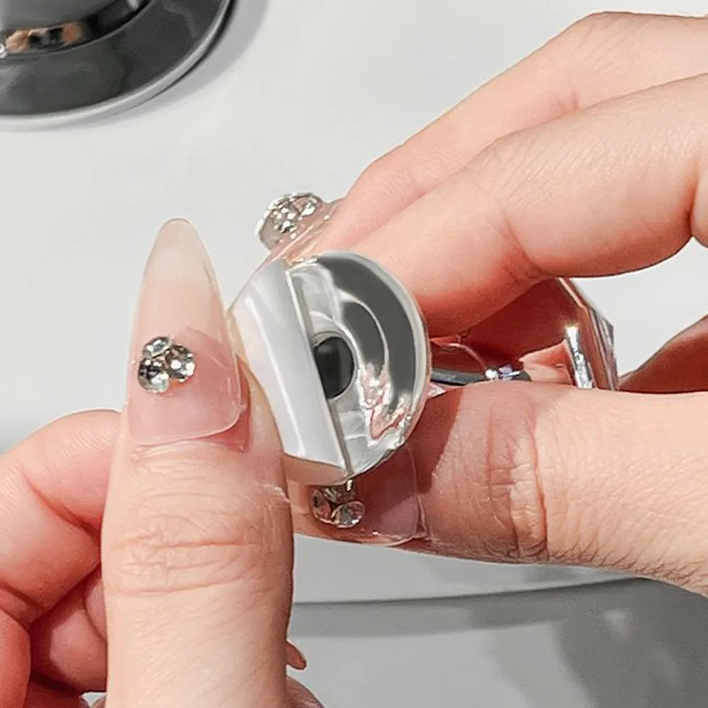 Plastic Heart Shaped Toilet Tank Button Universal Furniture Handle Cabinet Drawer Knob