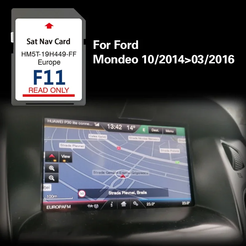 

F11 SD Map Card FOR Ford Mondeo 10/2014 03/2016 Navigtion GPS NEWEST Albania Germany Card
