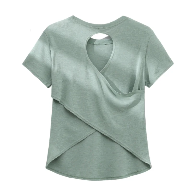Women’s Back Cross Workout Top 2