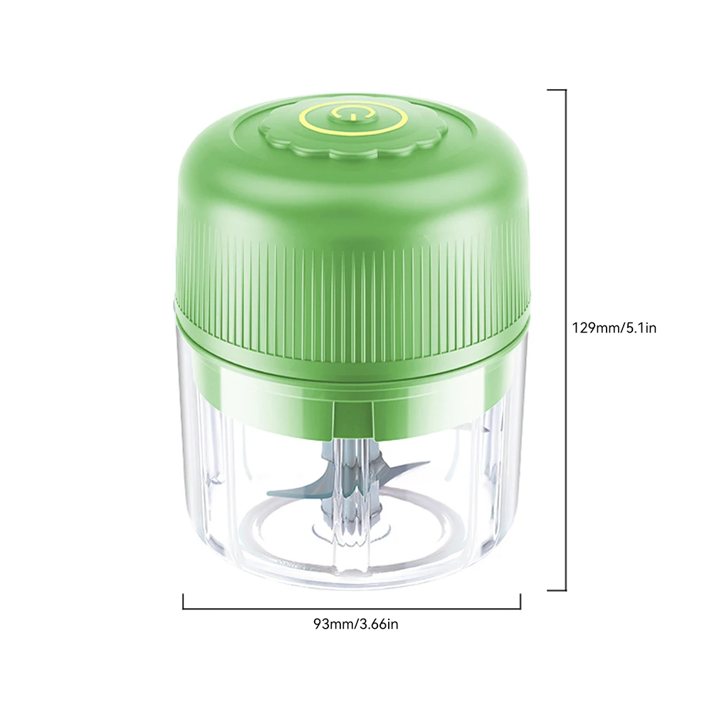 4/6 Blade 300/350ML Vegetable Fruits Chopper Onions Pull Mincer 304 Stainless Steel Blender Mixer Garlic Crusher Kitchen Gadgets 6