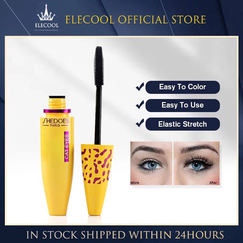

Eyelash Extension Makeup Mascara Thick curling waterproof black Color Concentrated Long-lasting mascara cosmetics TSLM1