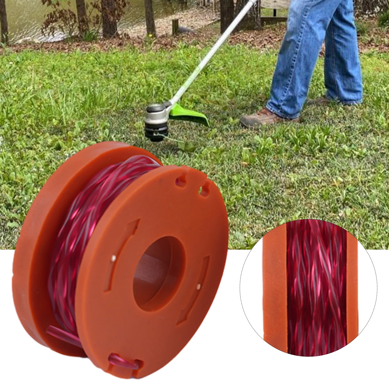 

Trimmer Spool Line For Worx WG154 WG163 WG180 WG175 WG155 WG151 WG160 Series Grass Cutter Replacement For Garden Pruning 10ft