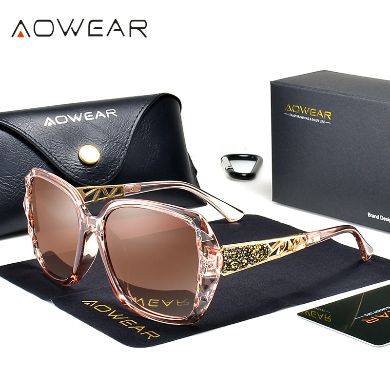 نظارات شمسية للسيدات بألوان ماسية من AOWEAR