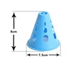 10 PCS Thickened Windproof Roller Stake Marking Training Cones Traffic Control Solution for Football Training and Stadiums 2