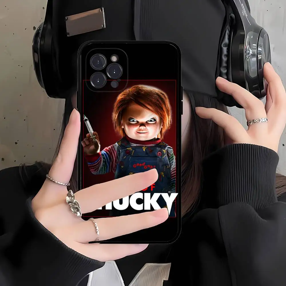 Horror Movie-Inspired Chucky Doll Soft Silicone Phone Case Cover