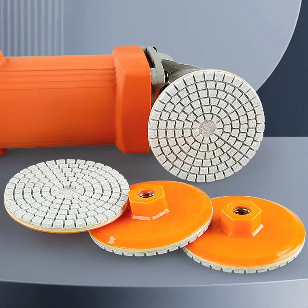 

80mm 3Inch Diamond Polishing Pad Wet/Dry Buff Disc Abrasive For Sanding Marble Granite Concrete Grinding Countertop Stone