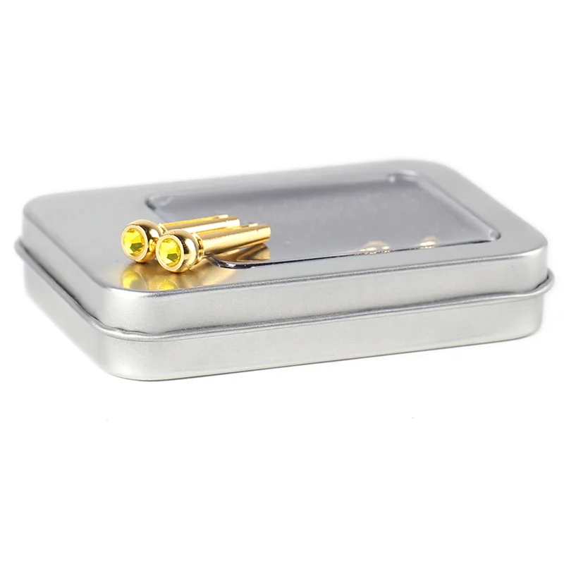6pcs With Box Guitar Strings Nail Acoustic Guitar Bridge Pins Brass Guitar Strings Fixed Cone String Pins String Nails guitarra