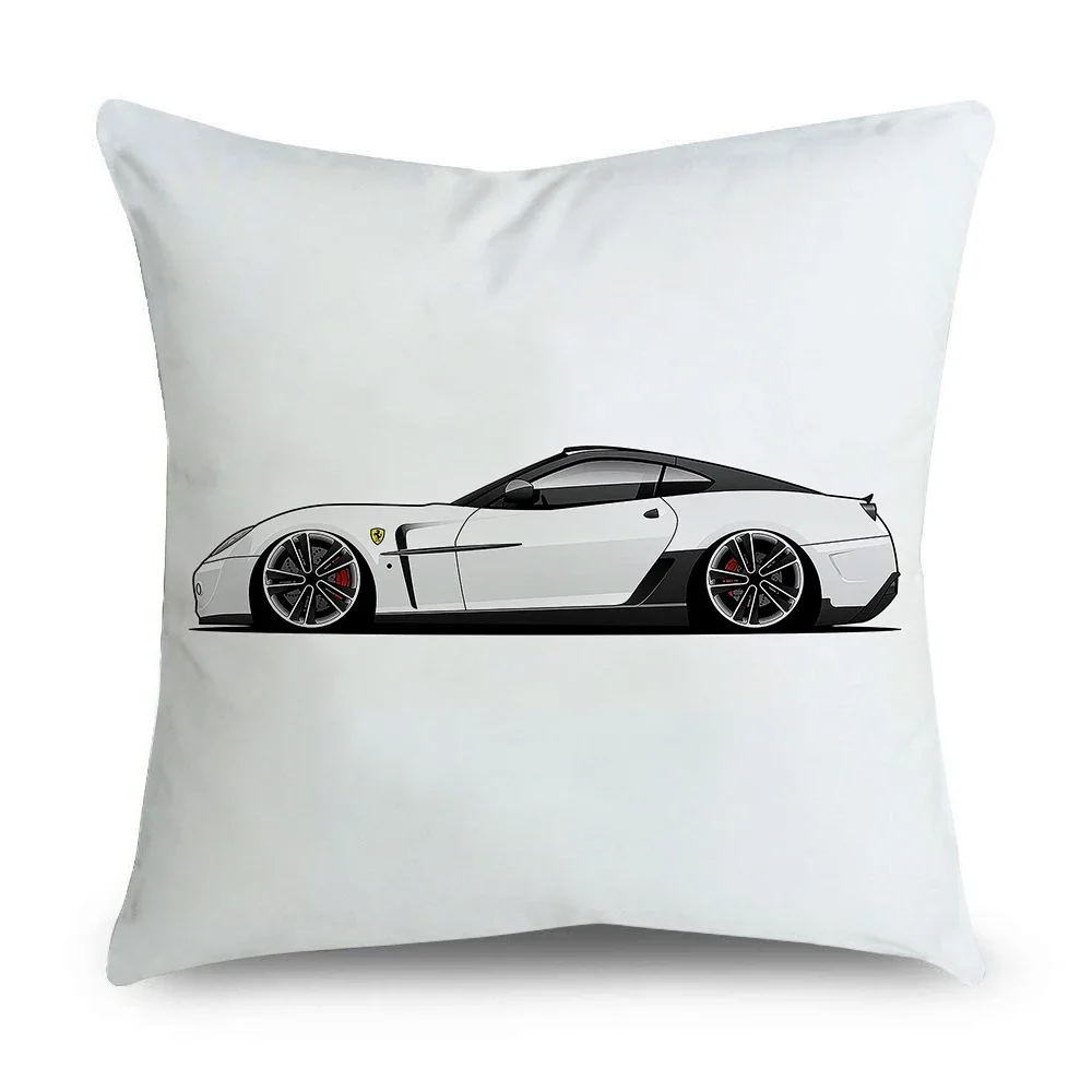 

Home Sofa Chair Decorative Pillowcase Sideways Cartoon Pattern