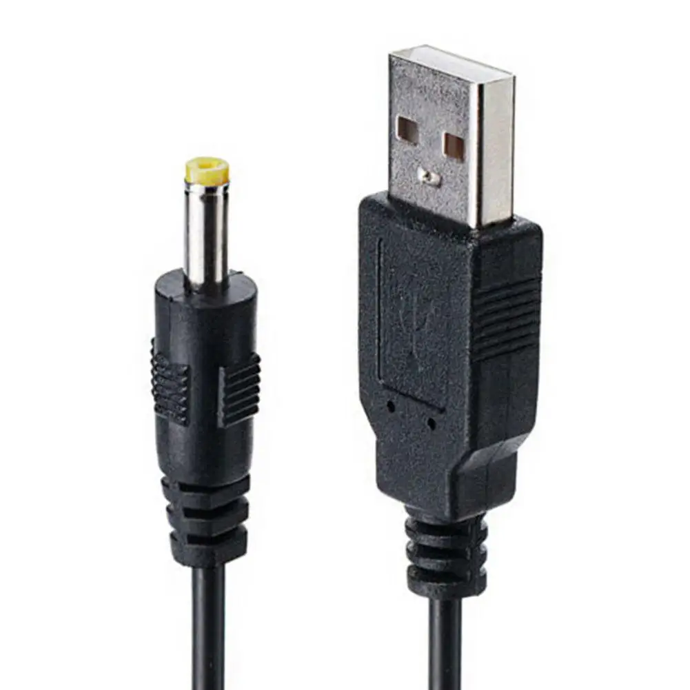 Charging Cable 1pcs 80cm 5V USB To DC Power Charging Cable 4.0x1.7mm Plug 5V 1A For 1000/2000/3000