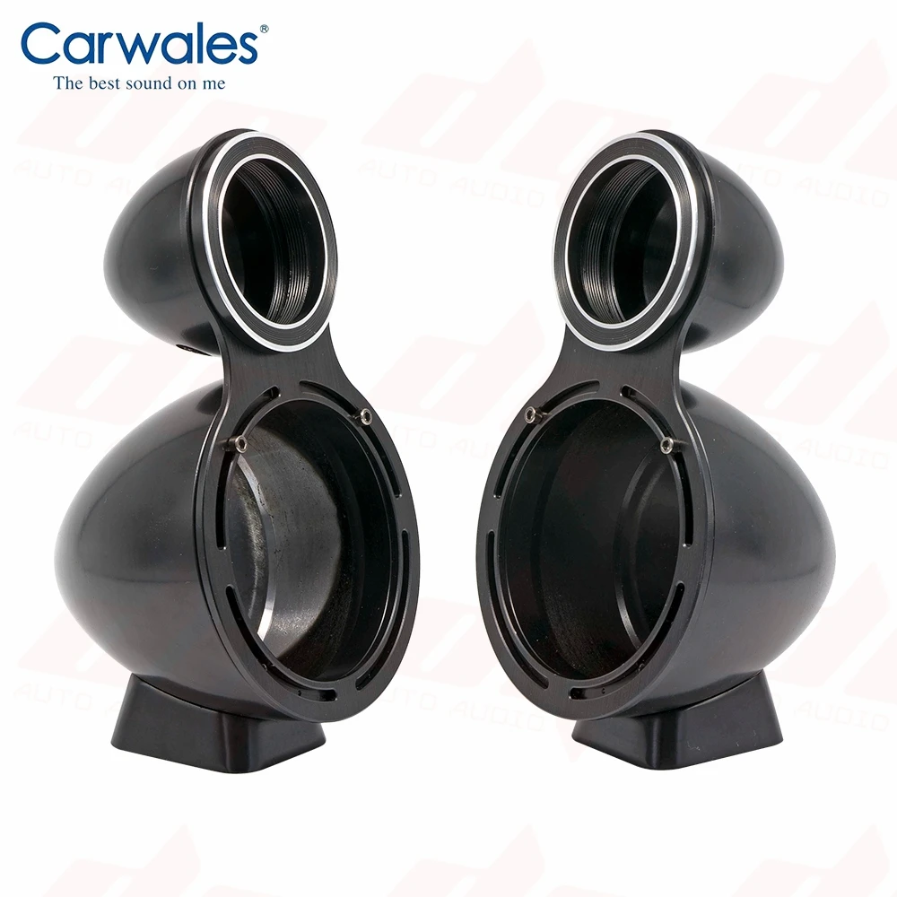 2PCS Car Refit 3-way 3.5 Inch Midrange Treble Combination Speaker Box Tweeter Stand Cup adapter for Car 3.5INCH Bracket 1pair