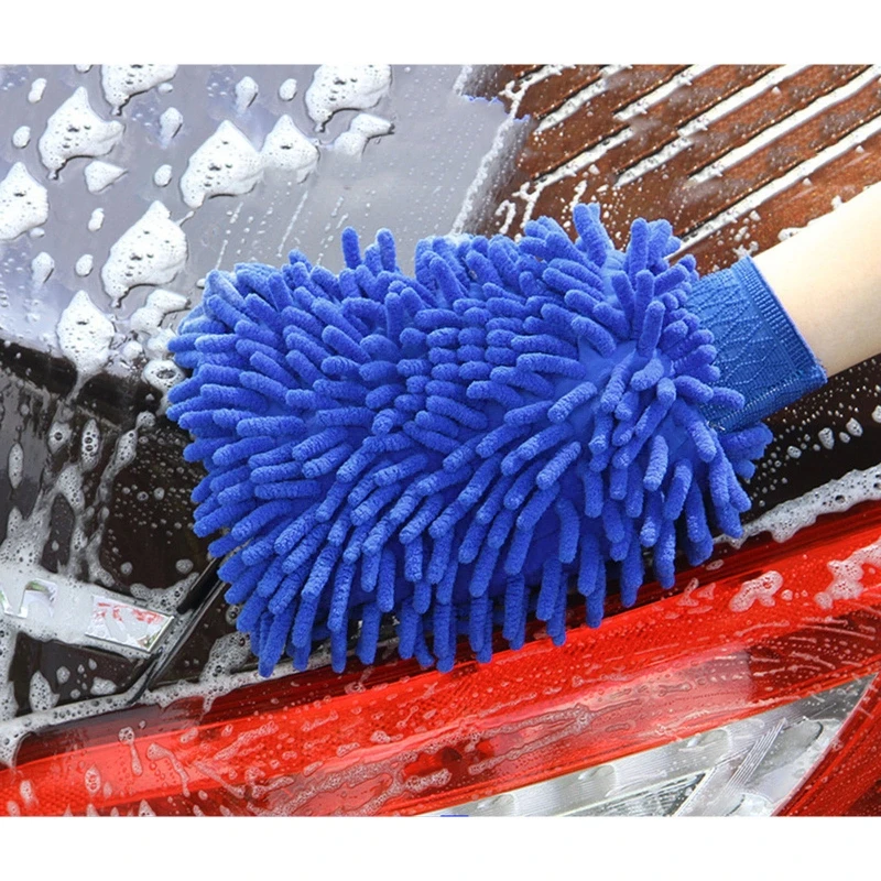 

Перчатка-кисть из синели из микрофибры без царапин, перчатка для быстрой стирки, помощник по уходу за автомобилем