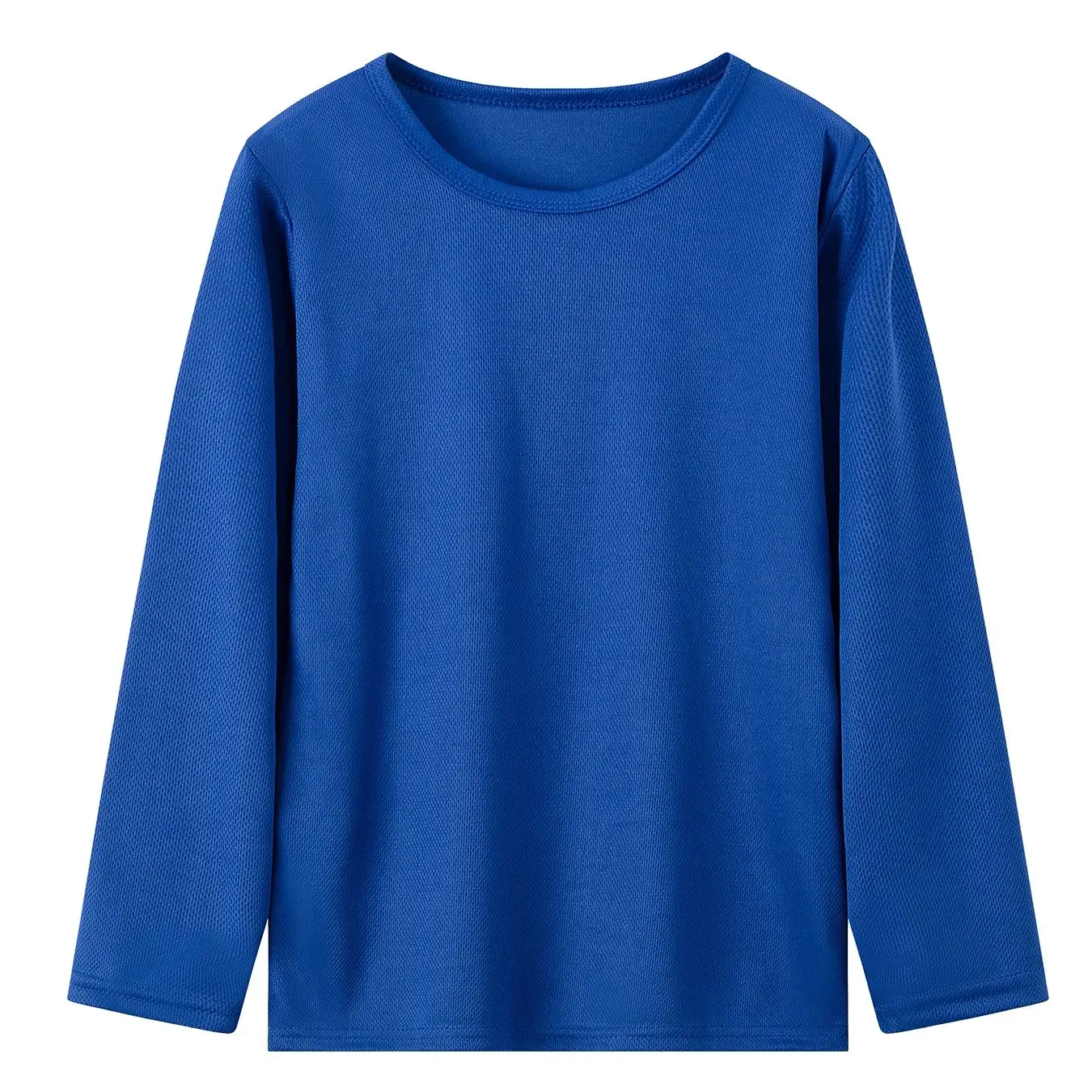 Children's autumn quick-drying sports solid color long sleeve T boys and girls casual Joker coat student sports T-shirt 4