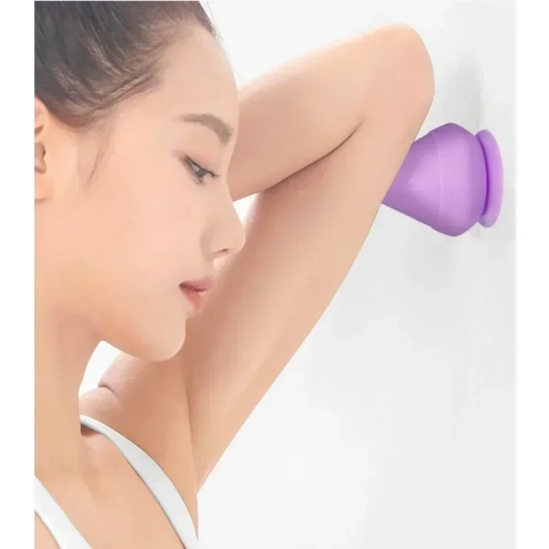 Wall-mounted Fascia Cone Multi-Function Suction Cup Wall Massager For Back Muscle Relaxation Arm Foot Massager Trigger Point