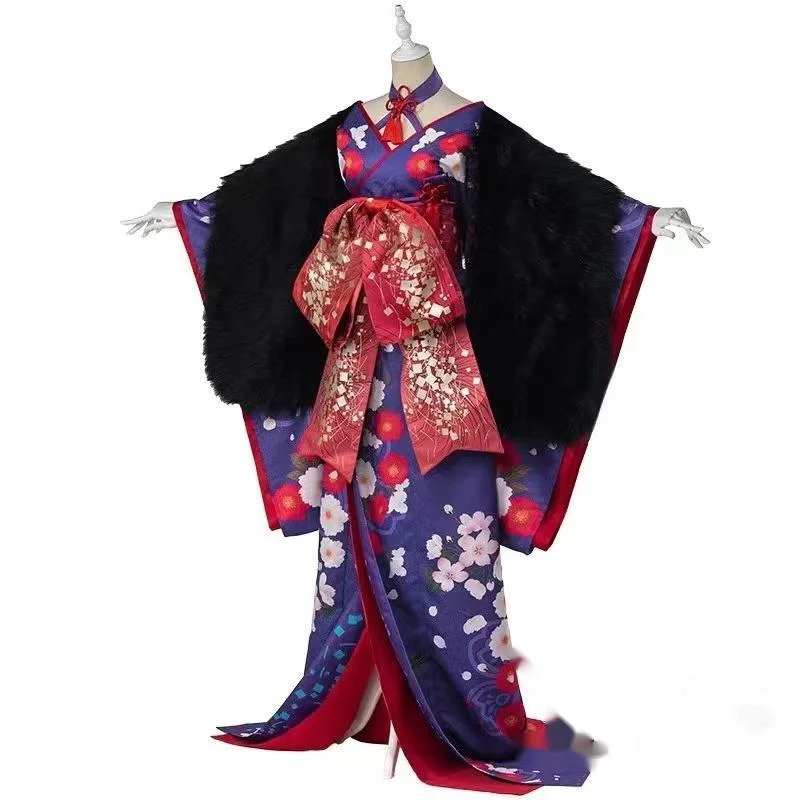 Anime Fate Stay Night Heaven Feel Saber Alter/Arturia Pendragon Alter Cosplay Costume Di Fiori Di Prugna Giapponese Bella Donna