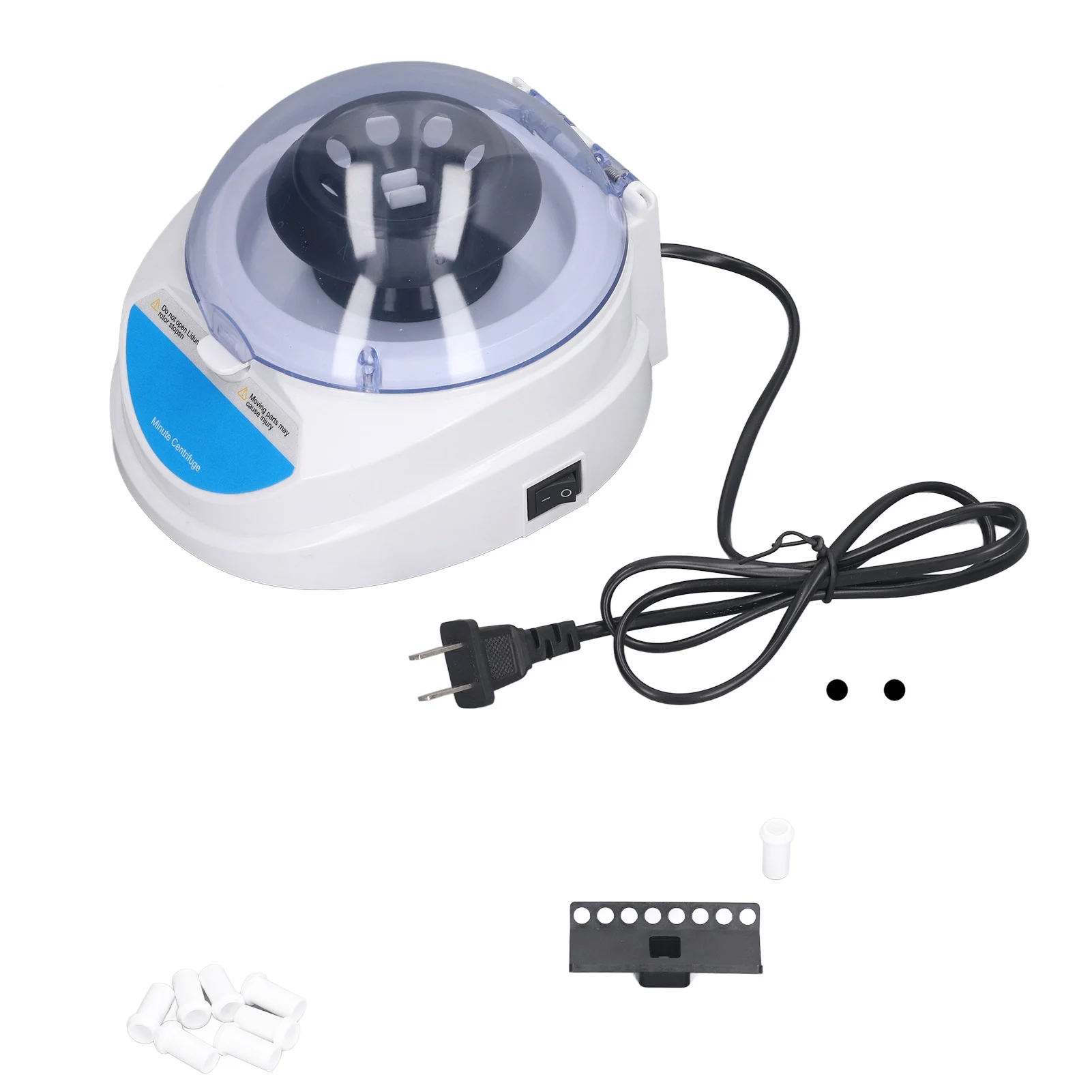 Mini Centrifuge Machine 7000RPM Portable Benchtop Centrifuge with 2 Rotor Scientific Machine for Laboratories