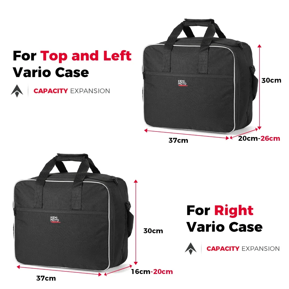 Motorcycle Universal Black Luggage Side Case Inner Bag for BMW R1200GS LC R1250GS Adventure F750GS R1250GS F850GS Vario Case