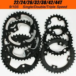 104BCD 64BCD Bike Chainring 22/24/26/32/38/42/44T Bicycle Chainwheel 9/10speed Bike Plate for Double/triple Speed Crankset