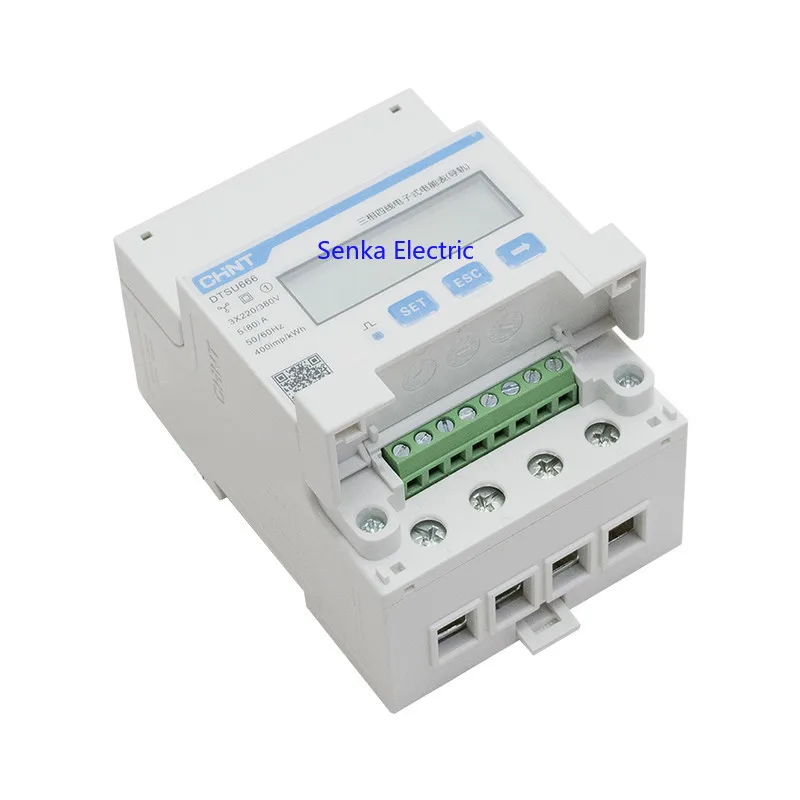 Chint-medidor de Energia Digital Programável de Energia Multifuncional v a w Kwh Dtsu666 Rs485 Fase Fase 220v 380v Watt-hora Ddsu666 - Image 2