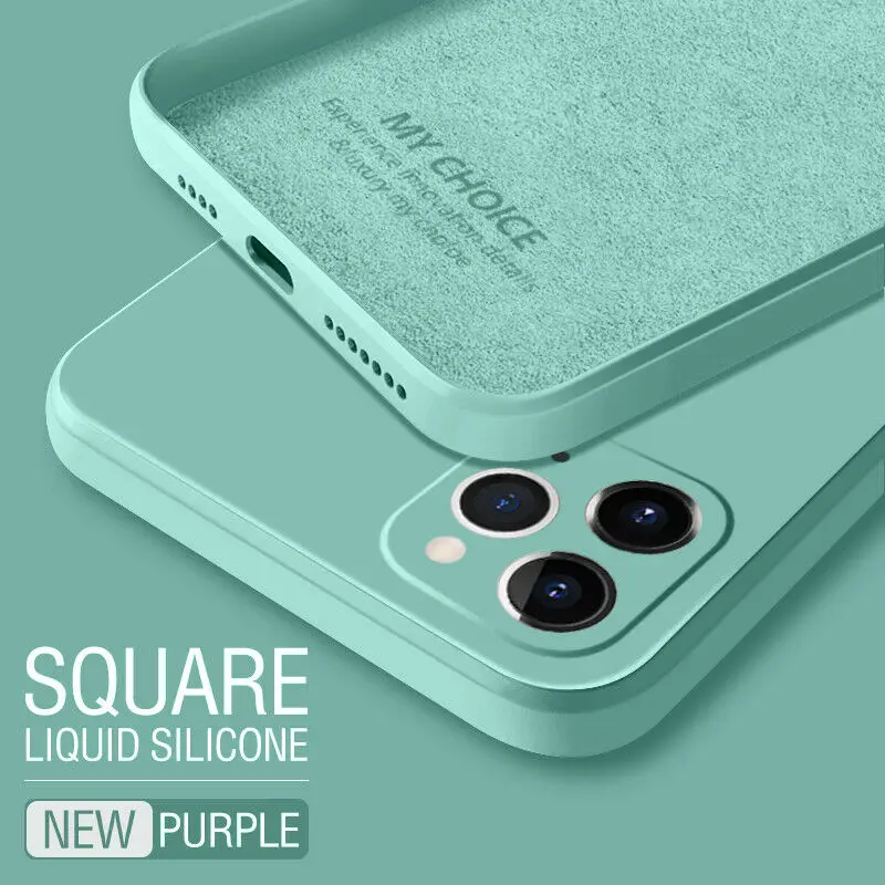 Square Liquid Silicone Case For Samsung Galaxy A52 A72 A71 A51 S20 FE S21 Ultra S10 Plus A50 A31 A70 A32 A41 A21S Soft Cover samsung silicone cover