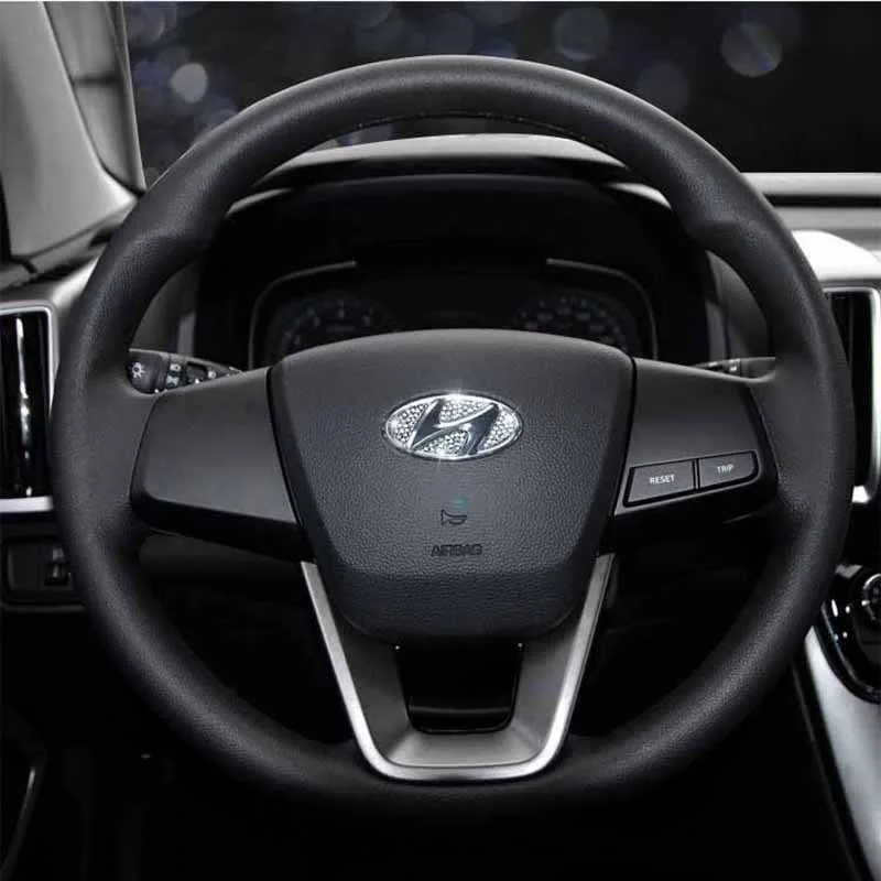 Hyundai Car Interior Steer Wheel Logo