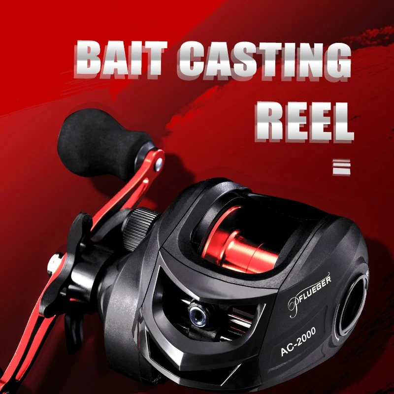 Pflueger Baitcasting Reel Saltwater Freshwater Fishing Reels Max Drag 8KG Light Surf Cast Reel Baitcaster Reels
